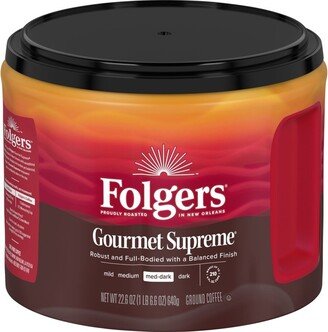 Folgers Gourmet Supreme Medium Roast Coffee 22.6oz