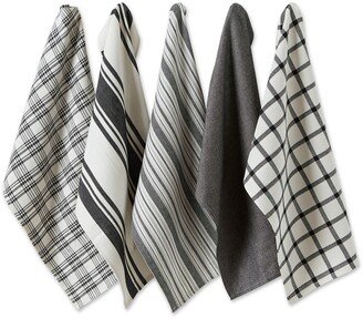 Design Import Woven Dishtowels, Set of 5