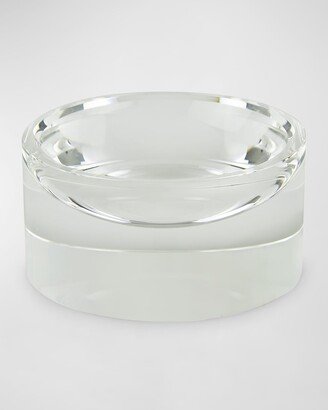 Clear Crystal Bowl Round 7 Diameter