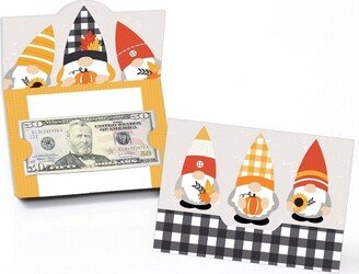 Big Dot of Happiness Fall Gnomes - Autumn Harvest Party Money and Gift Card Holders - Set of 8