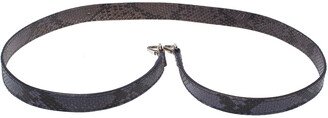 Grey Python Shoulder Strap