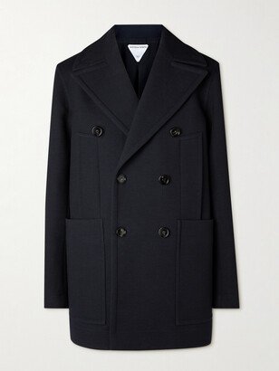 Double-Breasted Woven Coat