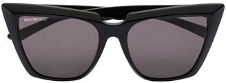 Balenciaga Eyewear Tinted Cat-Eye Sunglasses