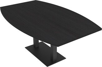 Skutchi Designs, Inc. 6 Person Boat Conference Table with Metal Base Data And Electric Unit