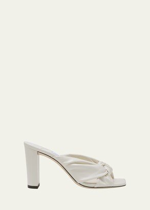 Avenue Crisscross Knot Slide Sandals