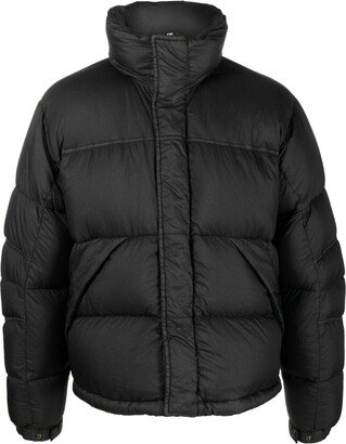 Feather-Down Padded Puffer Jacket