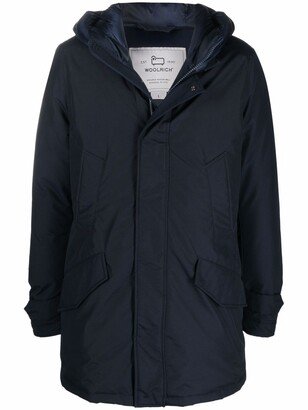 Padded Zip-Up Hooded Coat