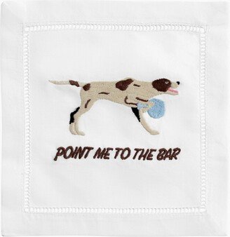 August Morgan Point Me To The Bar Cocktail Napkins (Set of 4)