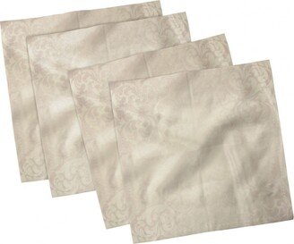 Swirl Leaves Set of 4 Napkins, 12