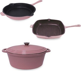 Neo 4-Piece Cast Iron Dutch Oven & Fry Pan Set