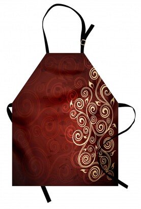 Burgundy Apron