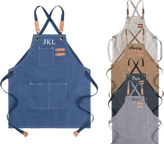 Personalized Apron For Kids, Canvas With Roomy Pockets, Unisex Apron, Cooking, Gardening, Woodwork, Gift Kids