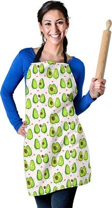 Avocado Pattern Apron - Printed Print Custom With Name/Monogram Perfect Gift For Lover