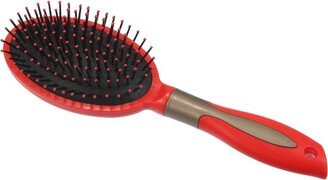 Unique Bargains Hair Brush Detangling Brush for Women and Men Hair Brush for Straight Curly Plastic 1 Pcs Red