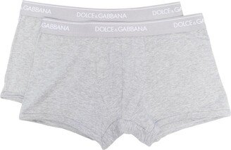 Logo-Waist Cotton Boxers (Pack Of Two)