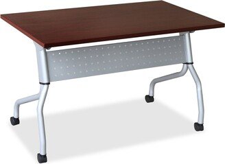 Mahogany Flip Top Training Table-AA