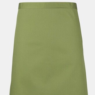 Premier Ladies/Womens Mid-Length Apron (Pack of 2) (Oasis Green) (One Size)