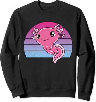 Axolotl Lovers Clothing Funny Axolotl Gifts Pink Axolotl Cute Axolotl Funny Axolotl Sweatshirt