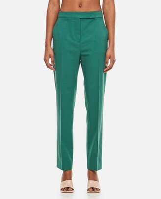 Pleated Cropped Trousers-AA