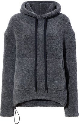 Technical Boucle Knit Hoodie