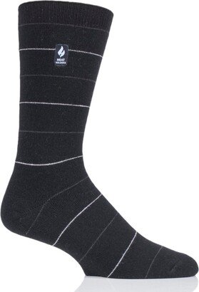 Heat Holders Men's Ultra Lite Corbin Fine Stripe Crew Sock