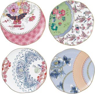 Butterfly Bloom Tea Plates (Set Of 4)