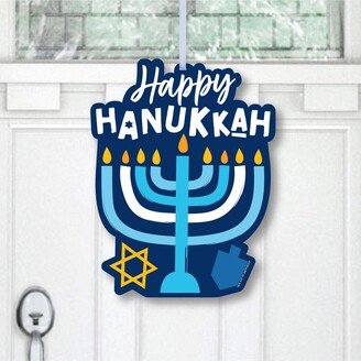 Big Dot Of Happiness Hanukkah Menorah Porch Chanukah Holiday Party Outdoor Front Door Decor 1 Pc