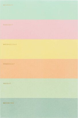 Rifle Paper Co. Color Block Weekly Notepad Pastel