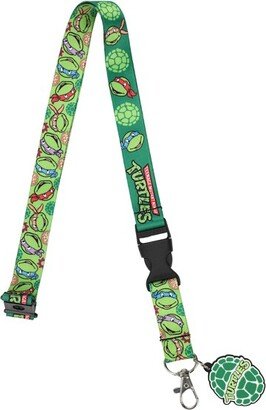 Teenage Mutant Ninja Turtles Heroes in a Halfshell 22-Inch Lanyard With Shell Charm and Clear ID Sleeve