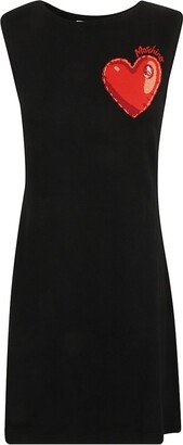 Sleeveless Crewneck Dress