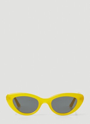 Conic Sunglasses - Sunglasses Yellow One Size