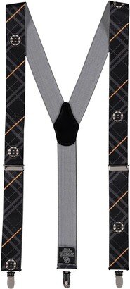 Eagles Wings Men's Black Boston Bruins Suspenders