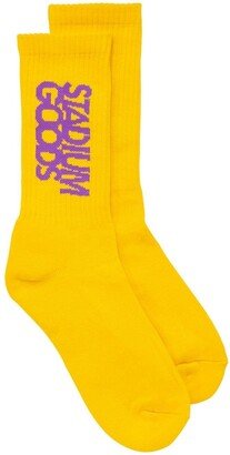 STADIUM GOODS® logo Showtime crew socks