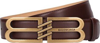 4cm BB Signature leather belt