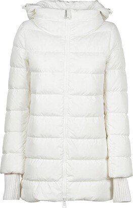 Hooded Zip-Up Puffer Jacket-AC