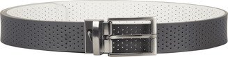 Men's Core Perforated Reversible Belt in Grey