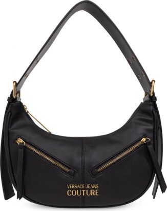 Shoulder Bag With Logo - Black-AC