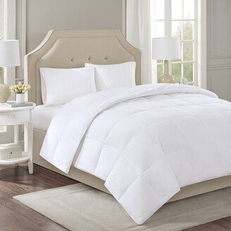 Gracie Mills 300 Tc Cotton Sateen Down Comforter with 3M Scotchgard - Twin, White