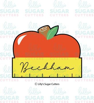 Apple Plaque Back To School Cookie Cutter | Teacher Appreciation