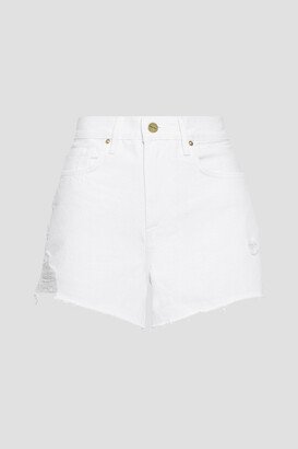 Le Brigette distressed denim shorts-AB