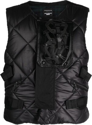 x Innerraum quilted backpack utility gilet