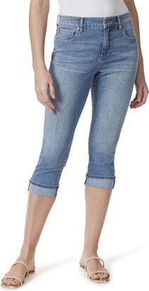 Women's Mandie 5 Pocket High Rise Capri-AA