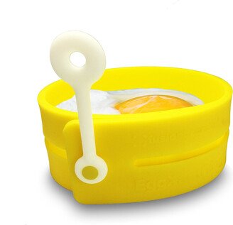 EggXactRing Adjustible Silicone Egg Ring, Yellow