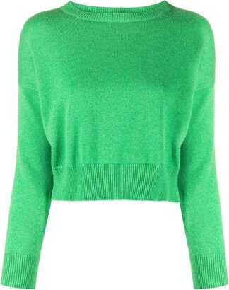 Teddy Cashmere Genova cropped cashmere jumper