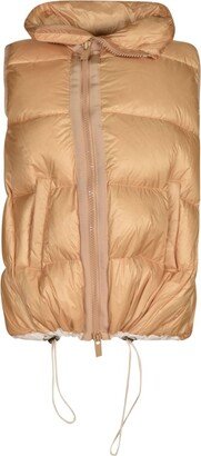 High Neck Zipped Padded Gilet