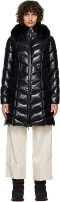 Black Fulmarus Long Down Jacket