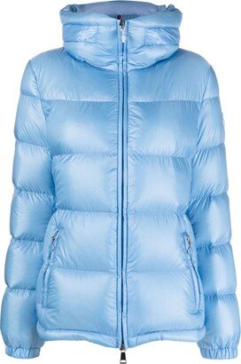 High-Neck Zip-Up Down Jacket