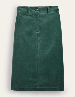 Margot Velvet Midi Skirt