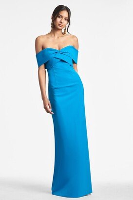 Bacall Gown - Ocean Blue - Final Sale