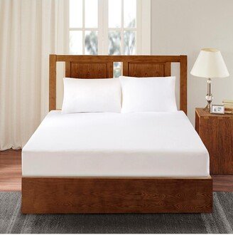 Gracie Mills Bed Guardian 3M Scotch Gard Mattress Protector, White - Full